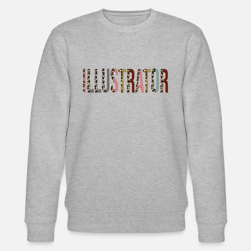 Illustrator - Stanley/Stella Unisex Bio-Sweatshirt CHANGER  - Grau meliert