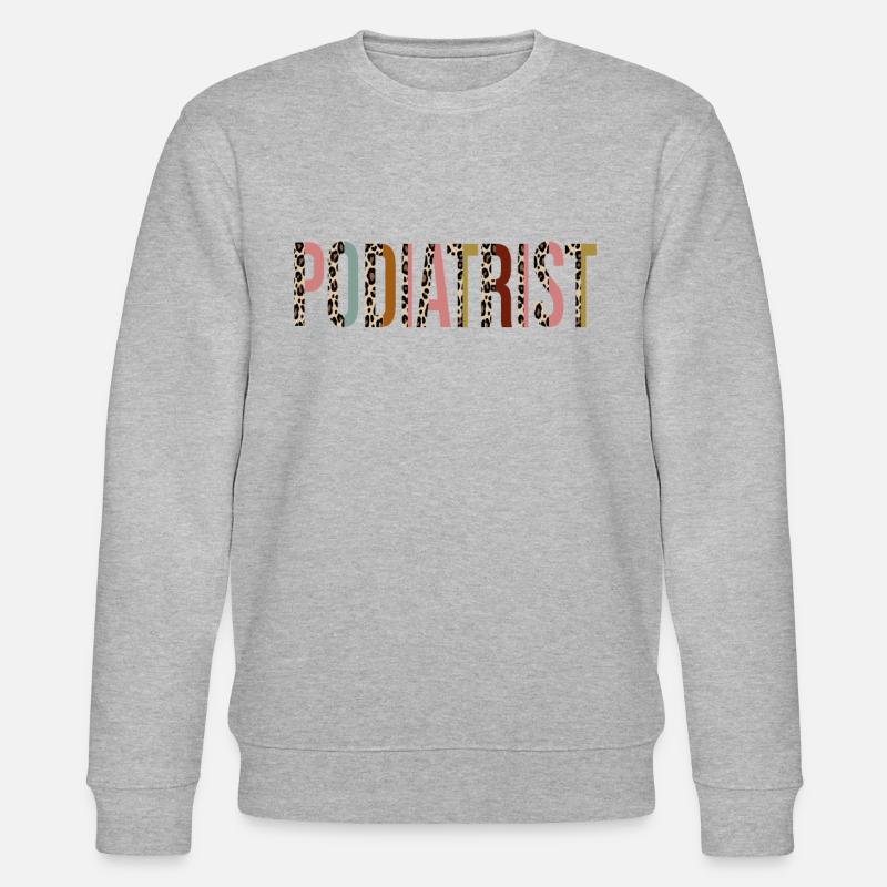 Fußpflegerin - Stanley/Stella Unisex Bio-Sweatshirt CHANGER  - Grau meliert