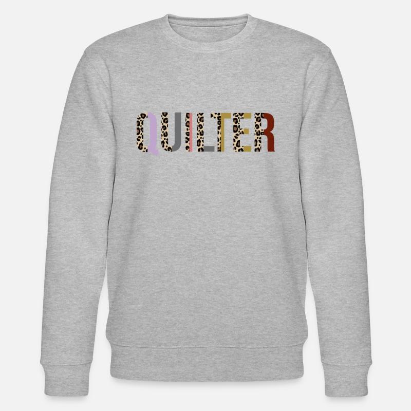 Quilter - Sweat bio CHANGER Stanley/Stella Unisexe - gris chiné