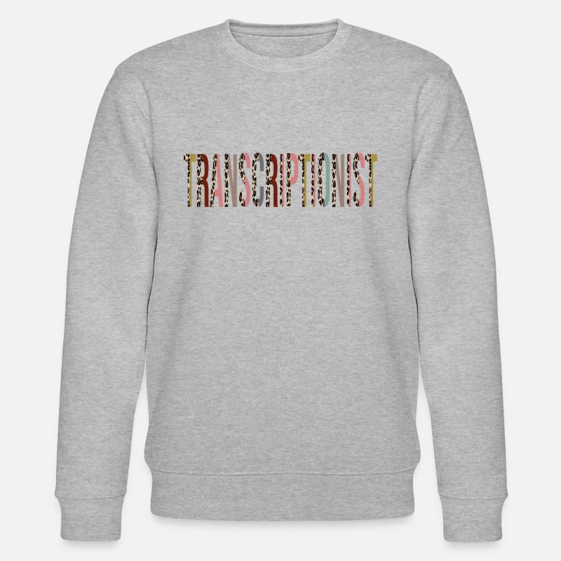 Transcripteur - Sweat bio CHANGER Stanley/Stella Unisexe - gris chiné