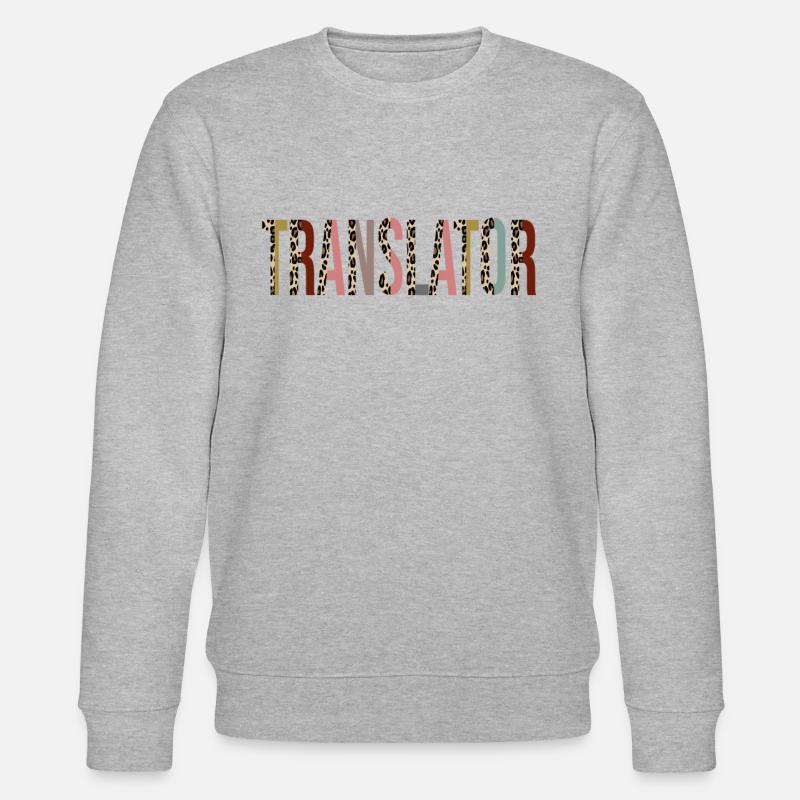 Translator - Stanley/Stella Unisex Bio-Sweatshirt CHANGER  - Grau meliert