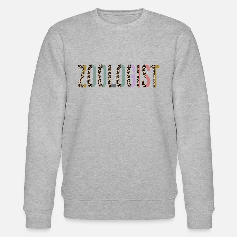 Zoologe - Stanley/Stella Unisex Bio-Sweatshirt CHANGER  - Grau meliert