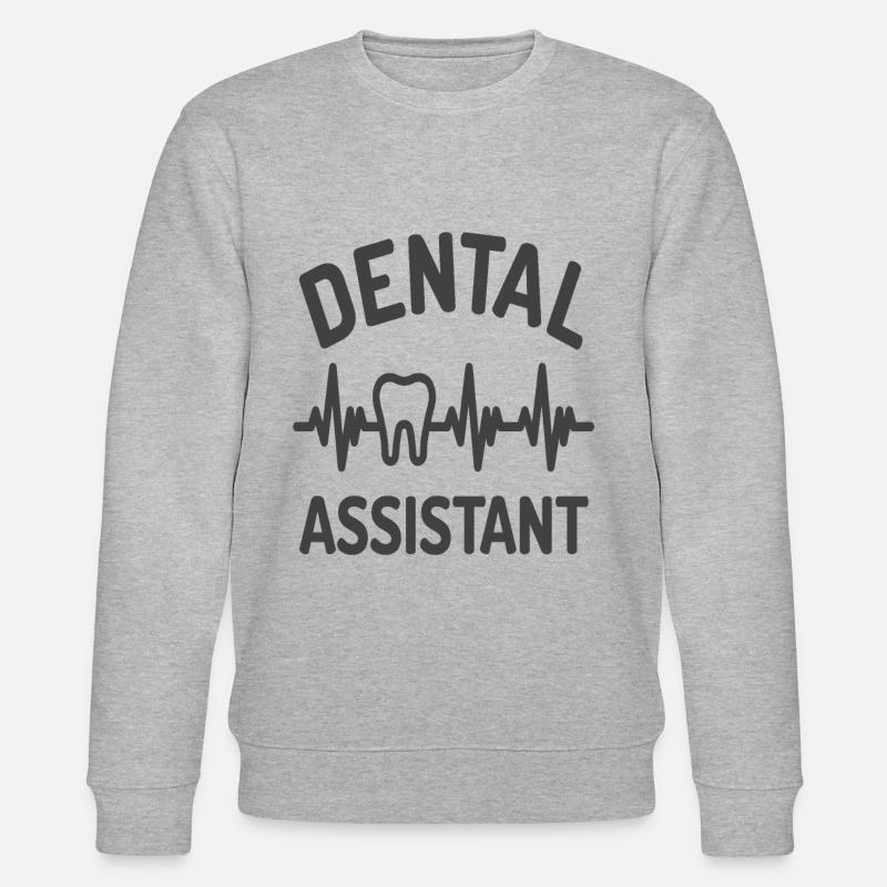 Citations d’assistant dentaire dentiste - Sweat bio CHANGER Stanley/Stella Unisexe - gris chiné