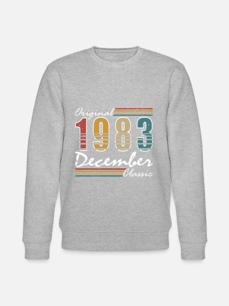 40 år gammel - førti bursdag desember 1983 - Stanley/Stella CHANGER økologisk unisex-sweatshirt - 