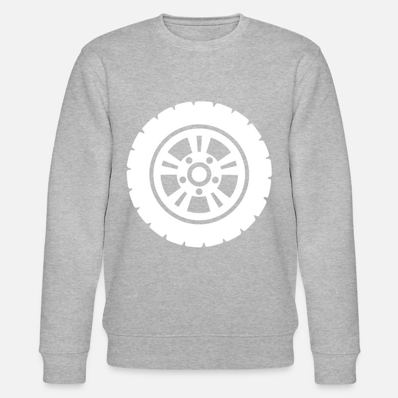 Réglage des pneus - Sweat bio CHANGER Stanley/Stella Unisexe - gris chiné