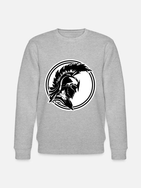 Warrior Sparta Helmet Spartan - Stanley/Stella CHANGER Unisex Organic Sweatshirt - heather grey