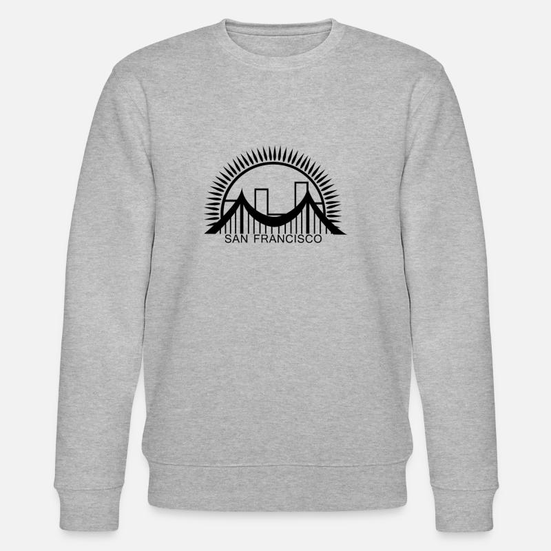 San Francisco - Stanley/Stella Unisex Bio-Sweatshirt CHANGER  - Grau meliert