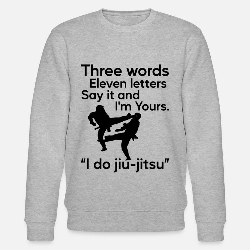 Je fais du Jiu-Jitsu - Sweat bio CHANGER Stanley/Stella Unisexe - gris chiné