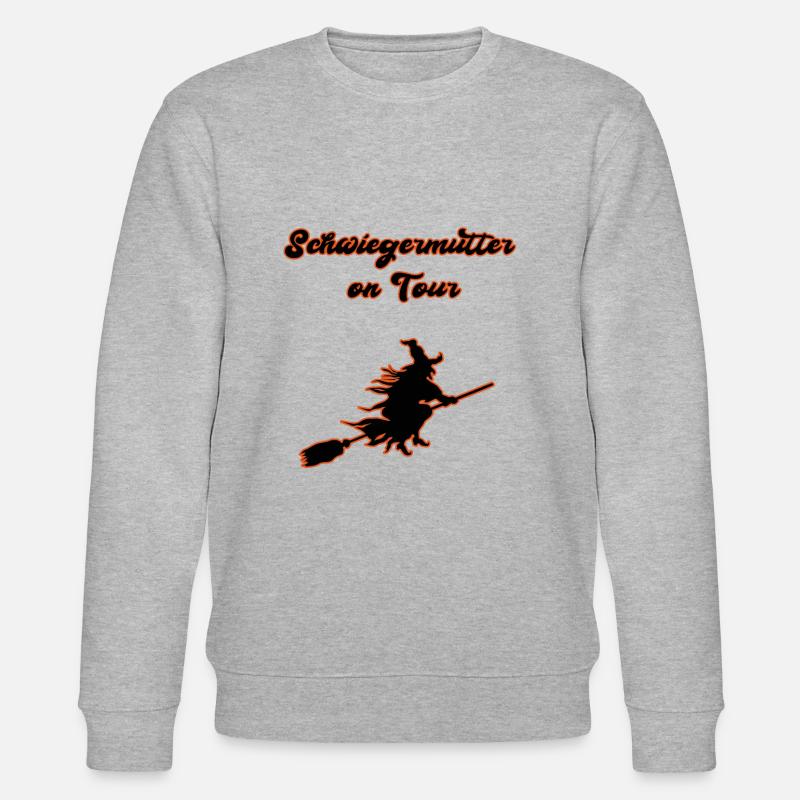 Schwiegermutter on Tour - Stanley/Stella Unisex Bio-Sweatshirt CHANGER  - Grau meliert