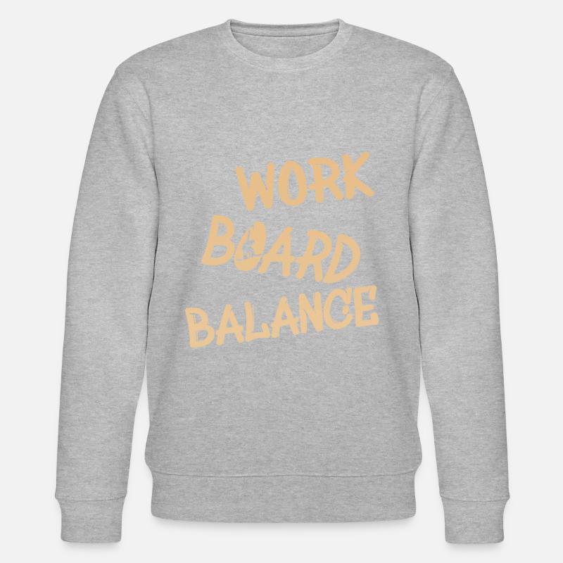work board balance - Stanley/Stella Unisex Bio-Sweatshirt CHANGER  - Grau meliert