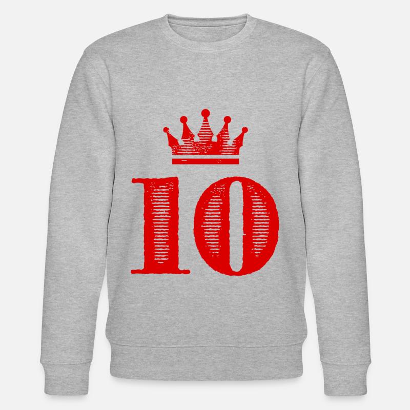10 Couronne numérique - Sweat bio CHANGER Stanley/Stella Unisexe - gris chiné