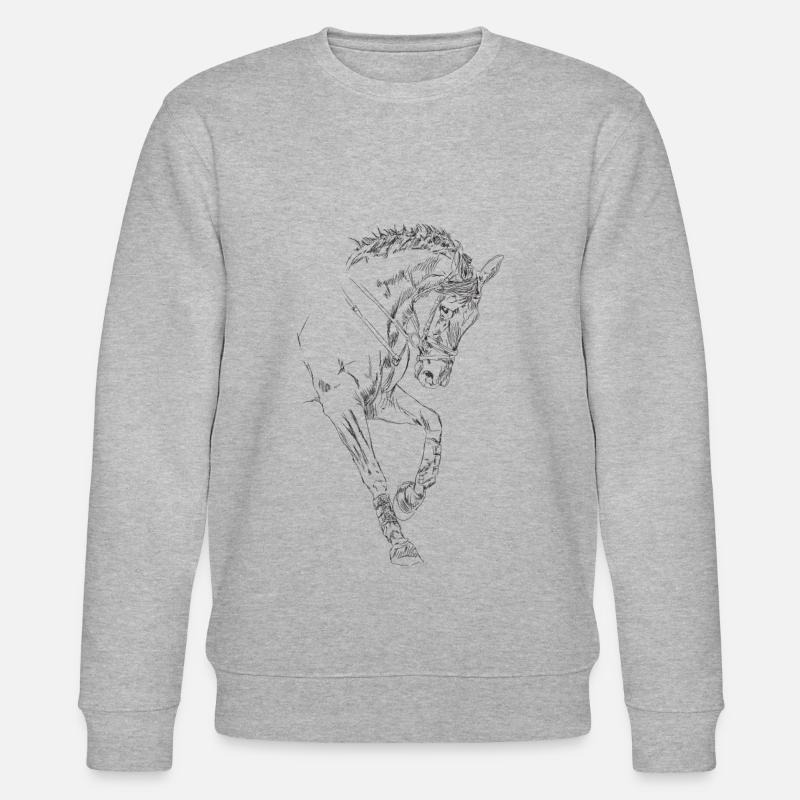 cheval - Sweat bio CHANGER Stanley/Stella Unisexe - gris chiné