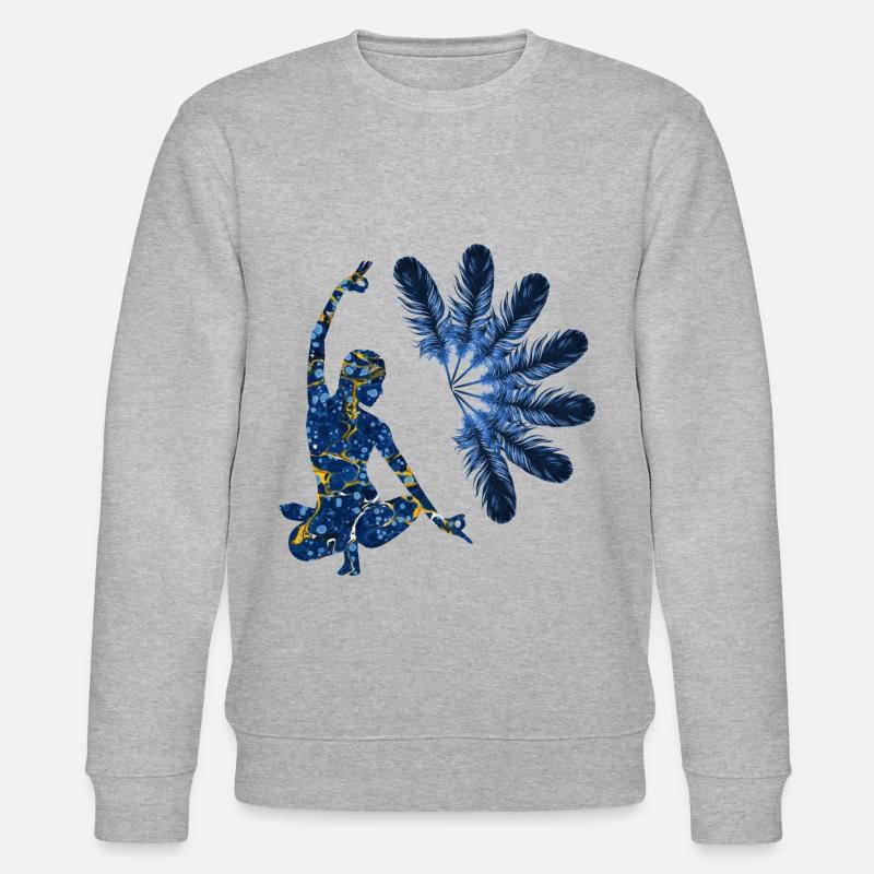yoga 22 e 272 - Stanley/Stella Unisex Bio-Sweatshirt CHANGER - Grau meliert