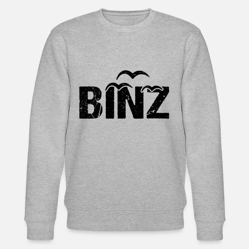 Binz Möwen Ostsee Seebad Binz - Stanley/Stella Unisex Bio-Sweatshirt CHANGER  - Grau meliert