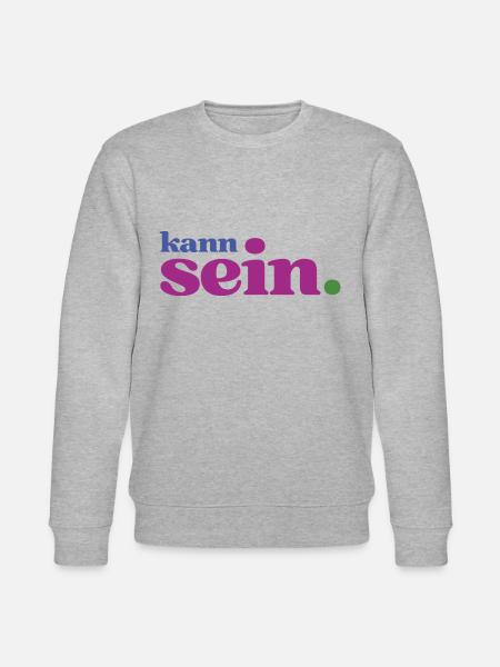 Gechillte Köpfe wissen: Alles kann sein! - Stanley/Stella Unisex Bio-Sweatshirt CHANGER - Grau meliert
