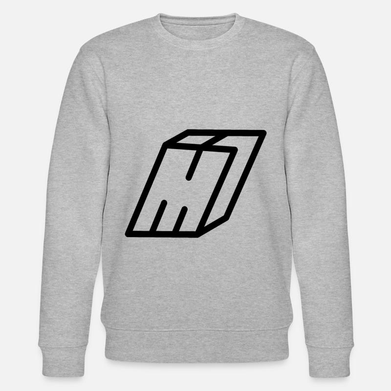Lettre d’esquisse M - Sweat bio CHANGER Stanley/Stella Unisexe - gris chiné