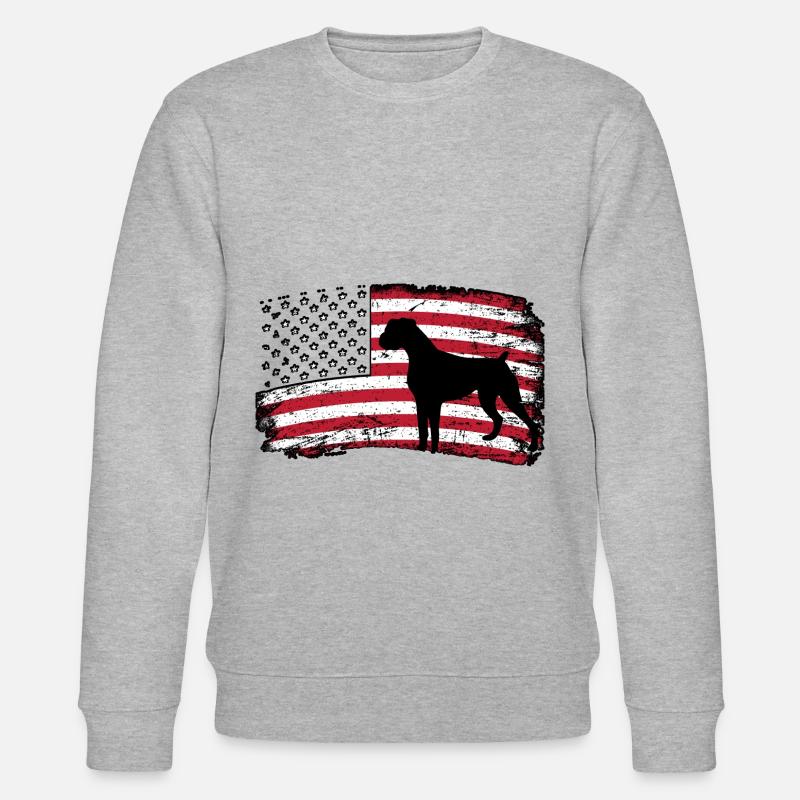 Boxer USA - Stanley/Stella Unisex Bio-Sweatshirt CHANGER - Grau meliert