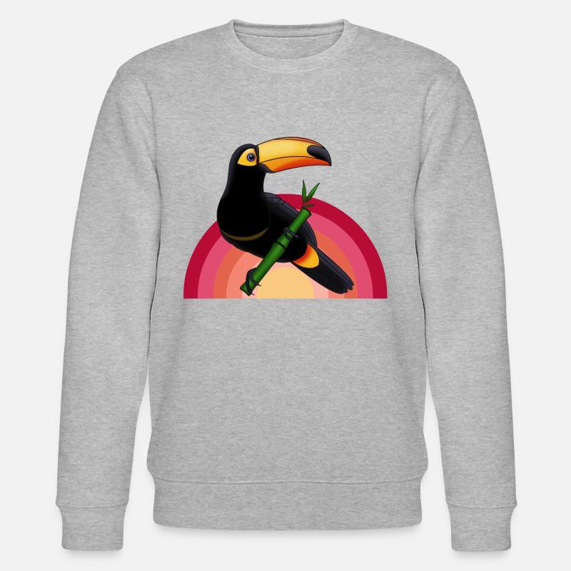 Tukan - Stanley/Stella Unisex Bio-Sweatshirt CHANGER  - Grau meliert