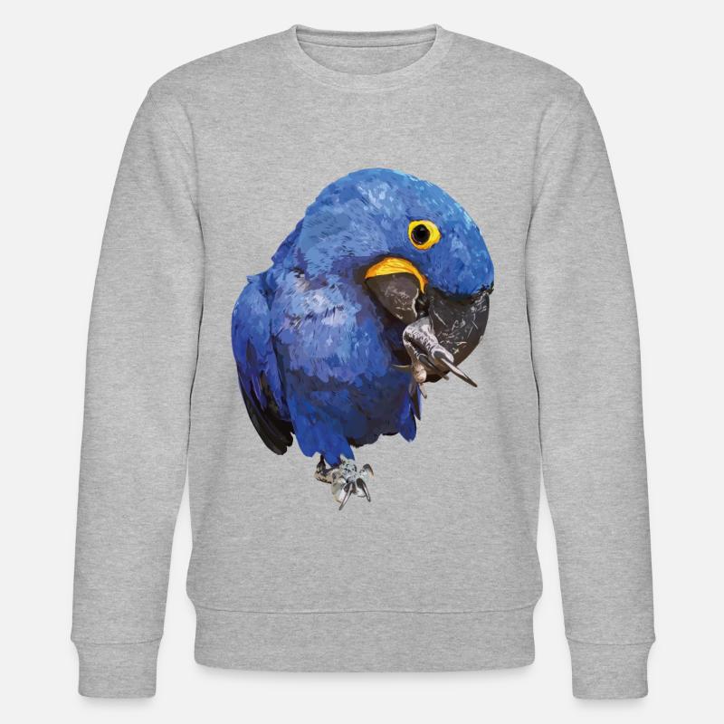 Jacinthe d’ara - Sweat bio CHANGER Stanley/Stella Unisexe - gris chiné