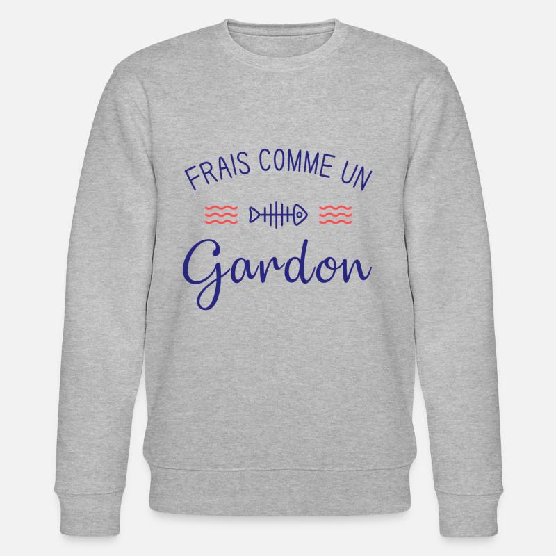 Frais comme un Gardon - Sweat bio CHANGER Stanley/Stella Unisexe - gris chiné