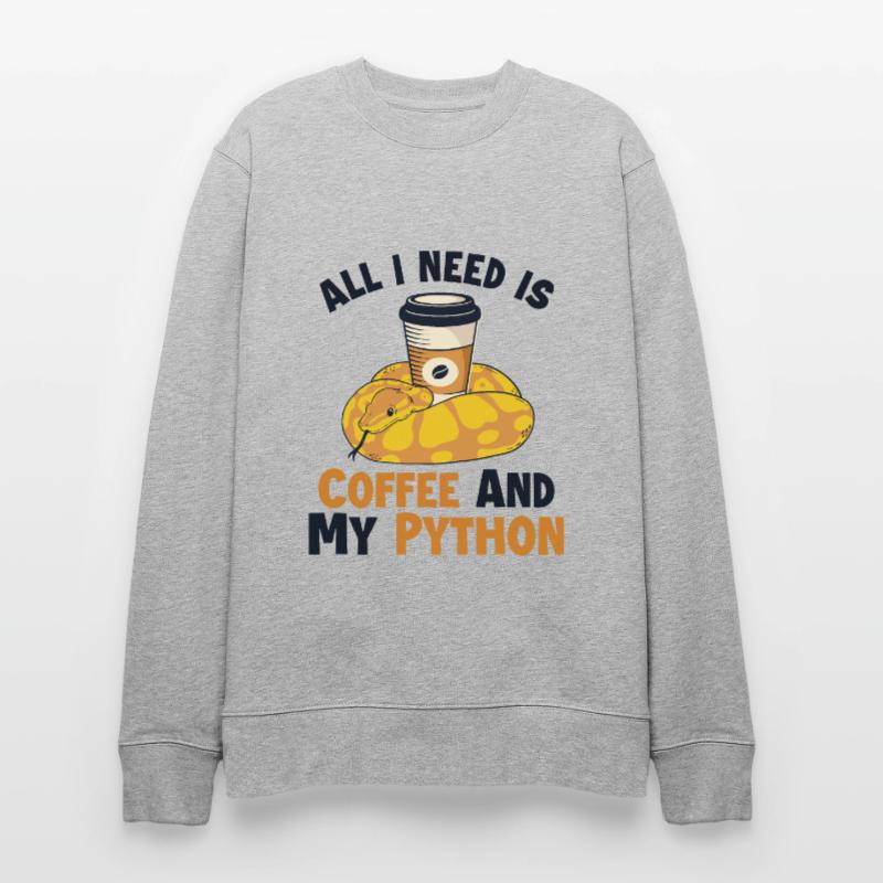 Café et Python Python Snake Banana Ball Sweat bio CHANGER Stanley/Stella Unisexe