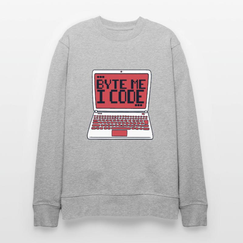 Byte Me I Code Developer Softwareentwickler Stanley/Stella Unisex Bio-Sweatshirt CHANGER 