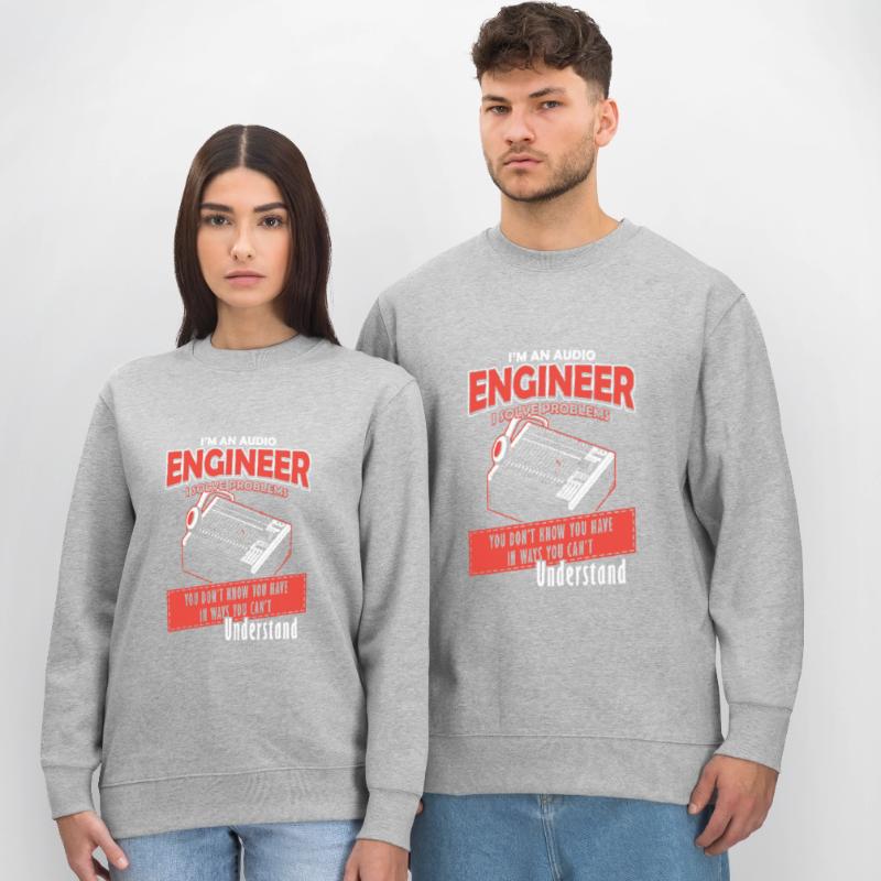 Audio Engineer Solve Problem Tontechniker Stanley/Stella Unisex Bio-Sweatshirt CHANGER 