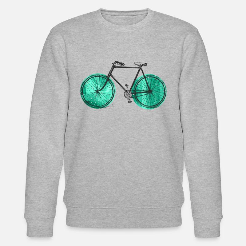 Bicycle - Stanley/Stella CHANGER Unisex Organic Sweatshirt - heather grey