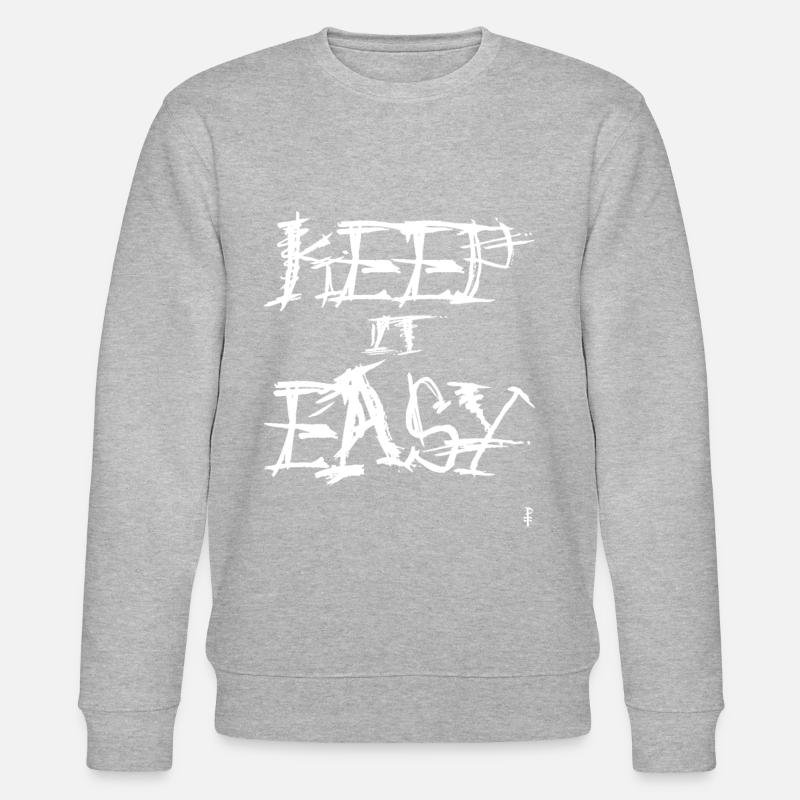 Keep it Easy - Stanley/Stella Unisex Bio-Sweatshirt CHANGER  - Grau meliert