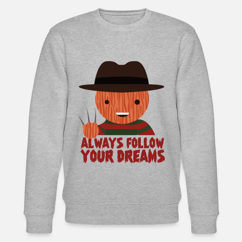 Always follow your Dreams - Stanley/Stella Unisex Bio-Sweatshirt CHANGER - Grau meliert