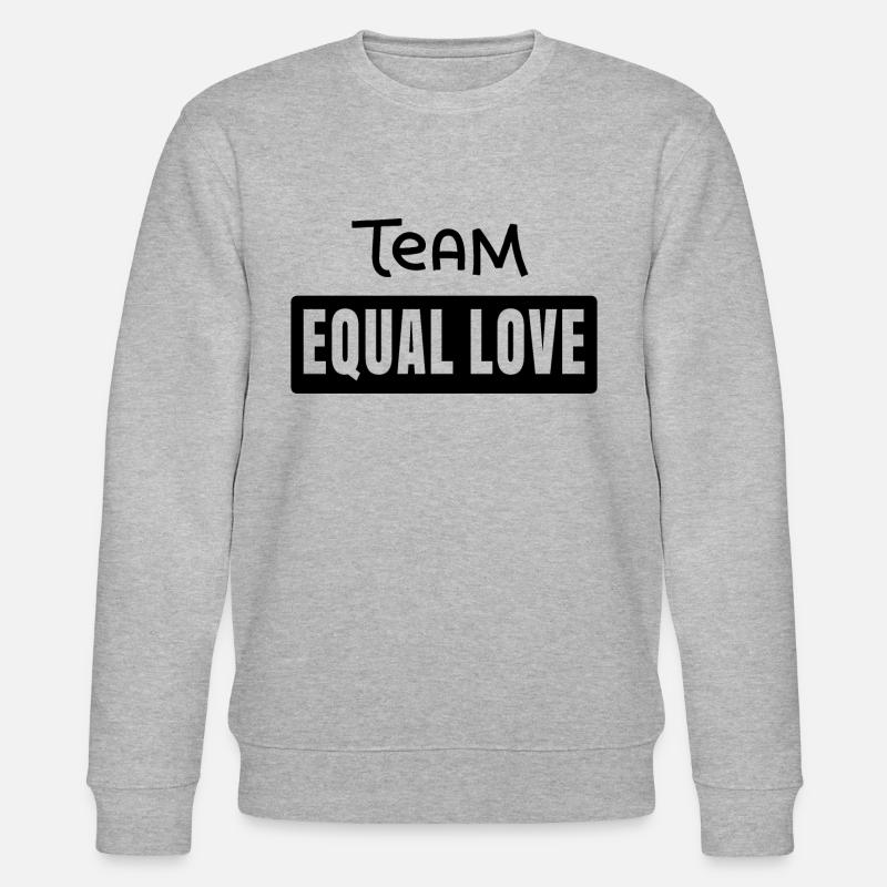 Équipe Equal Love - Sweat bio CHANGER Stanley/Stella Unisexe - gris chiné
