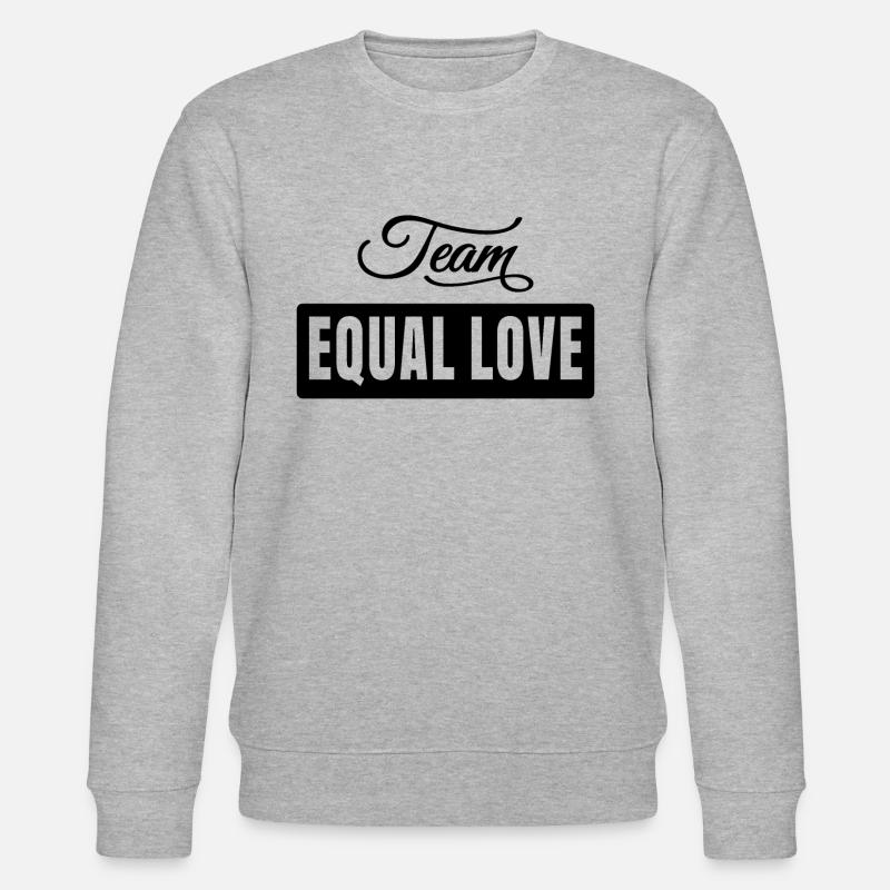 Équipe Amour égal - Sweat bio CHANGER Stanley/Stella Unisexe - gris chiné