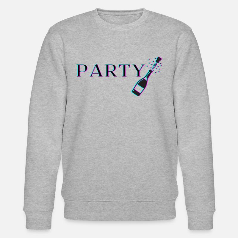 Bouteille de de fête - Sweat bio CHANGER Stanley/Stella Unisexe - gris chiné
