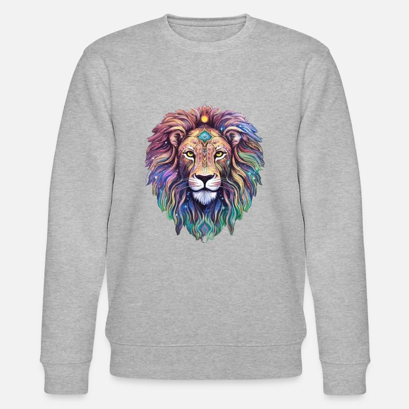 Léo Céleste - Majesté éthérée - Sweat bio CHANGER Stanley/Stella Unisexe - gris chiné