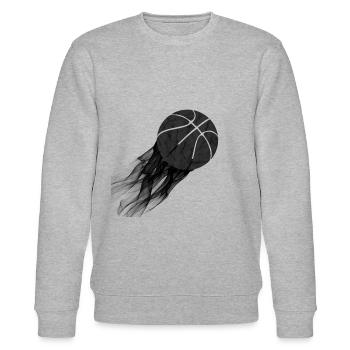 Basket-ball Bball basketball basketball - Sweat bio CHANGER Stanley/Stella Unisexe - gris chiné - Devant - Nik (191cm) & Marisol (170cm)