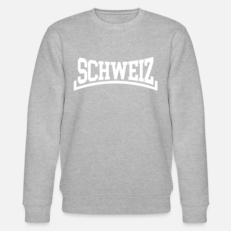 Suisse - Sweat bio CHANGER Stanley/Stella Unisexe - gris chiné