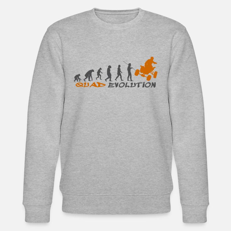 Quad evolution - Stanley/Stella CHANGER Unisex Organic Sweatshirt - heather grey