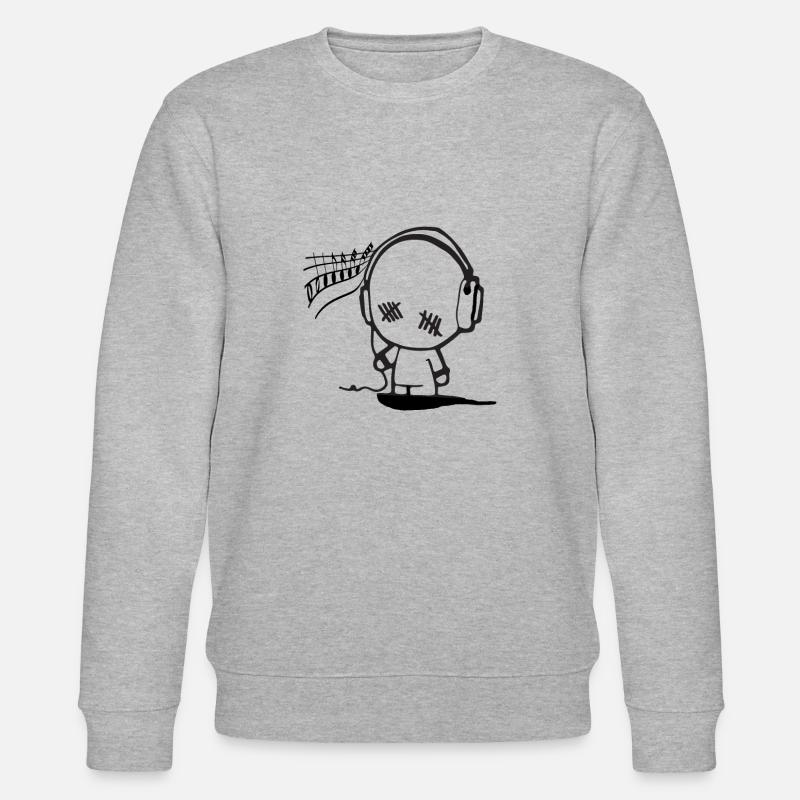Music Man - Stanley/Stella CHANGER Unisex Organic Sweatshirt - heather grey