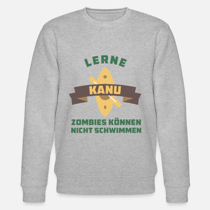 Flusskanu - Kajak - Stanley/Stella Unisex Bio-Sweatshirt CHANGER  - Grau meliert