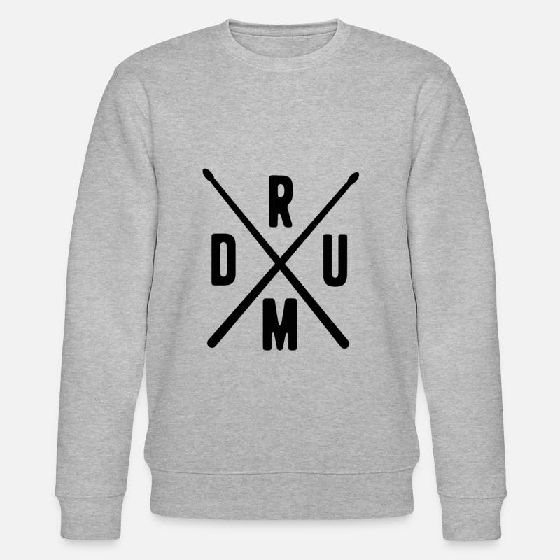 Batterie batteur Drum II - Sweat bio CHANGER Stanley/Stella Unisexe - gris chiné