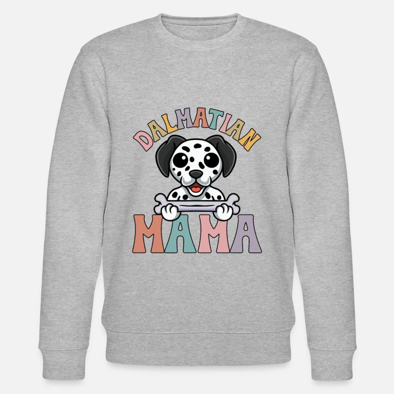 Dalmatian Mama - Stanley/Stella Unisex Bio-Sweatshirt CHANGER  - Grau meliert