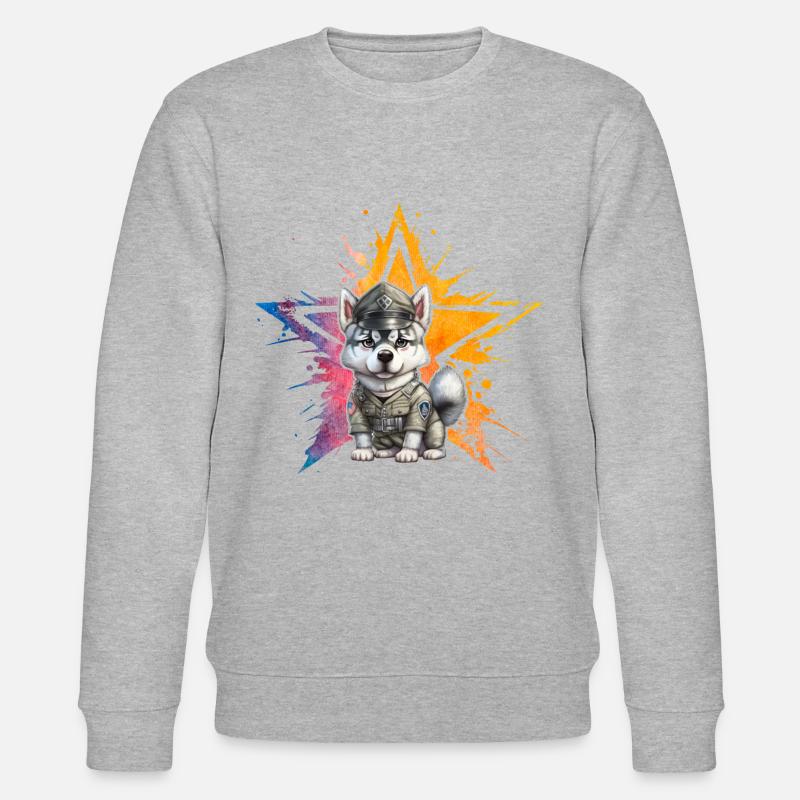 Husky - Stanley/Stella Unisex Bio-Sweatshirt CHANGER  - Grau meliert