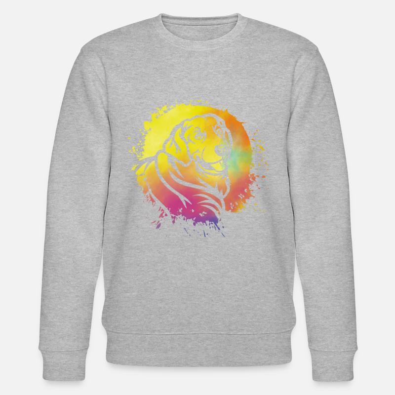 Labrador Rétro - Sweat bio CHANGER Stanley/Stella Unisexe - gris chiné