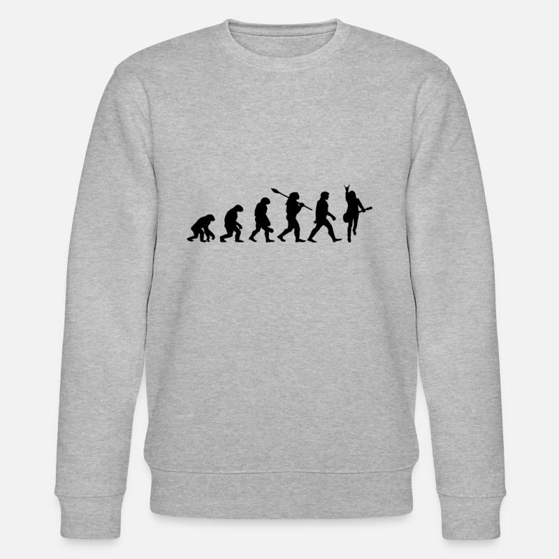 Rock’n’Roll Evolution pour les musiciens - Sweat bio CHANGER Stanley/Stella Unisexe - gris chiné