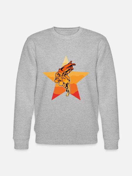 Brazilian Jiu-Jitsu - Stanley/Stella CHANGER Unisex Organic Sweatshirt - heather grey