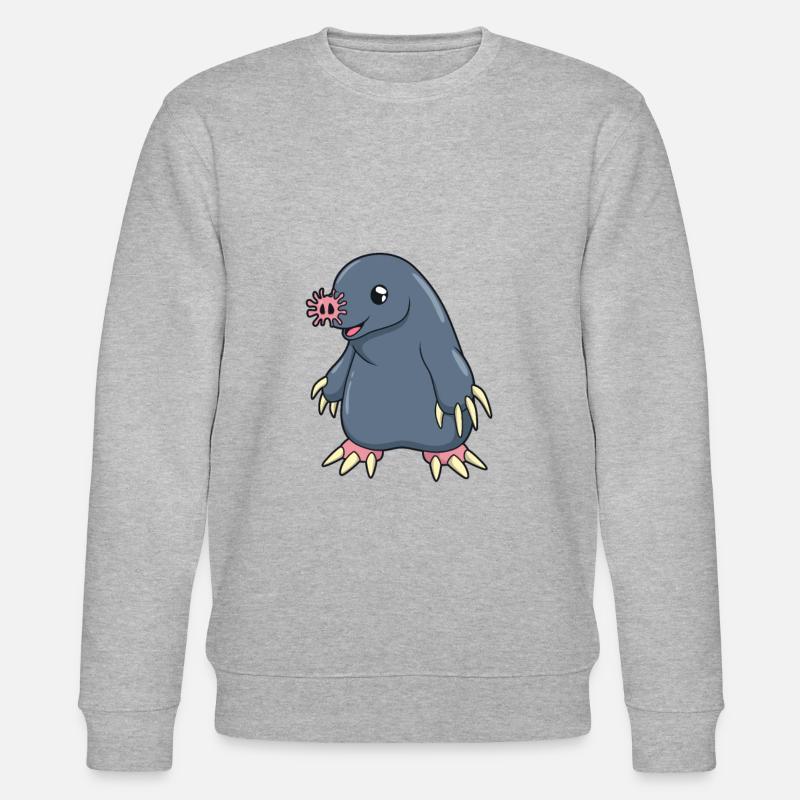 Kawaii Sternmull - Stanley/Stella Unisex Bio-Sweatshirt CHANGER  - Grau meliert
