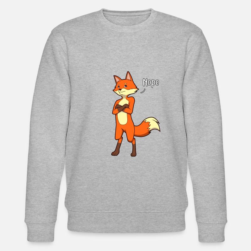 Fox Naysayer - Nope - Sweat bio CHANGER Stanley/Stella Unisexe - gris chiné