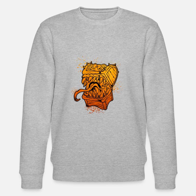 Farbenfrohe Mimic - Stanley/Stella Unisex Bio-Sweatshirt CHANGER  - Grau meliert