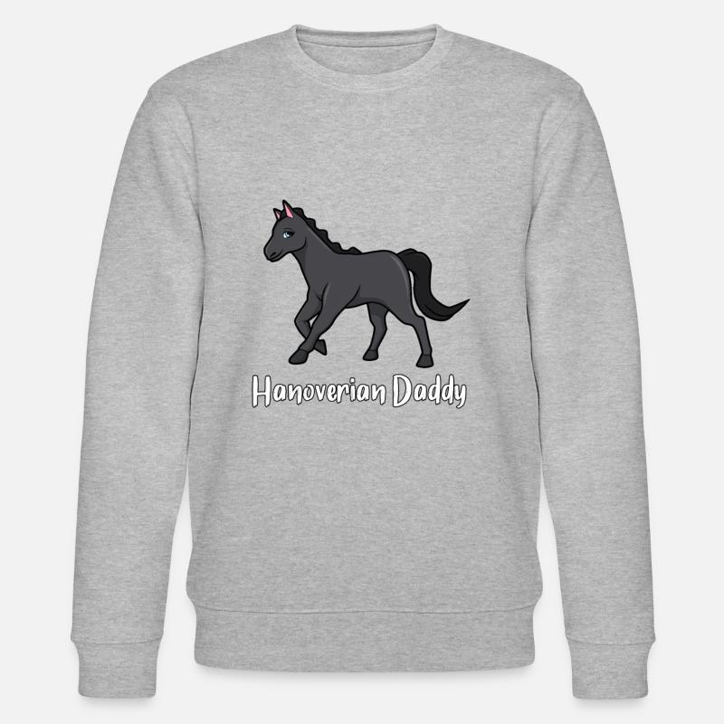 Amoureux des chevaux - Hanoverian Daddy - Sweat bio CHANGER Stanley/Stella Unisexe - gris chiné
