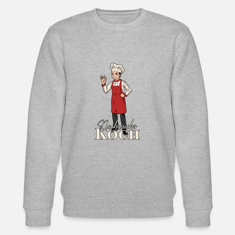Junge Nachwuchs Koch - Stanley/Stella Unisex Bio-Sweatshirt CHANGER  - Grau meliert